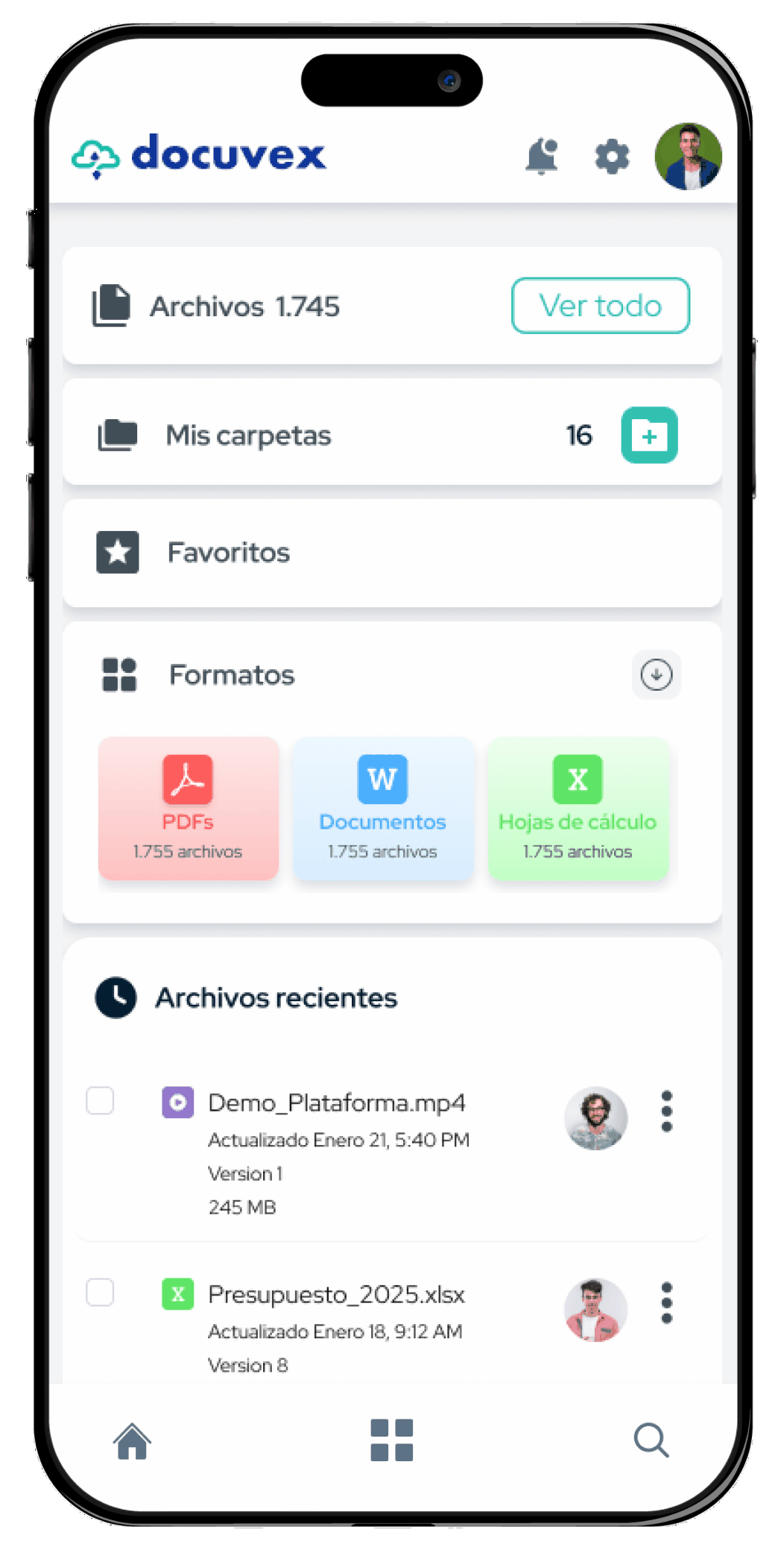Dashboard Mobile